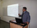 Guest Lecture series- Prof Tarun Arora